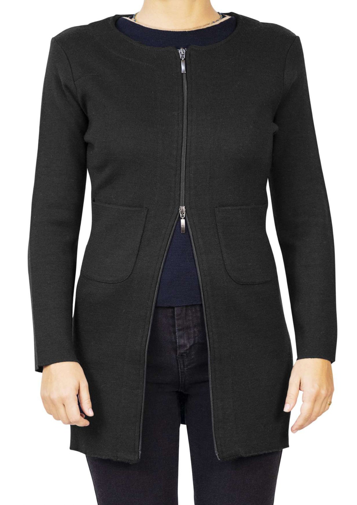Giacca lunga zip Margot