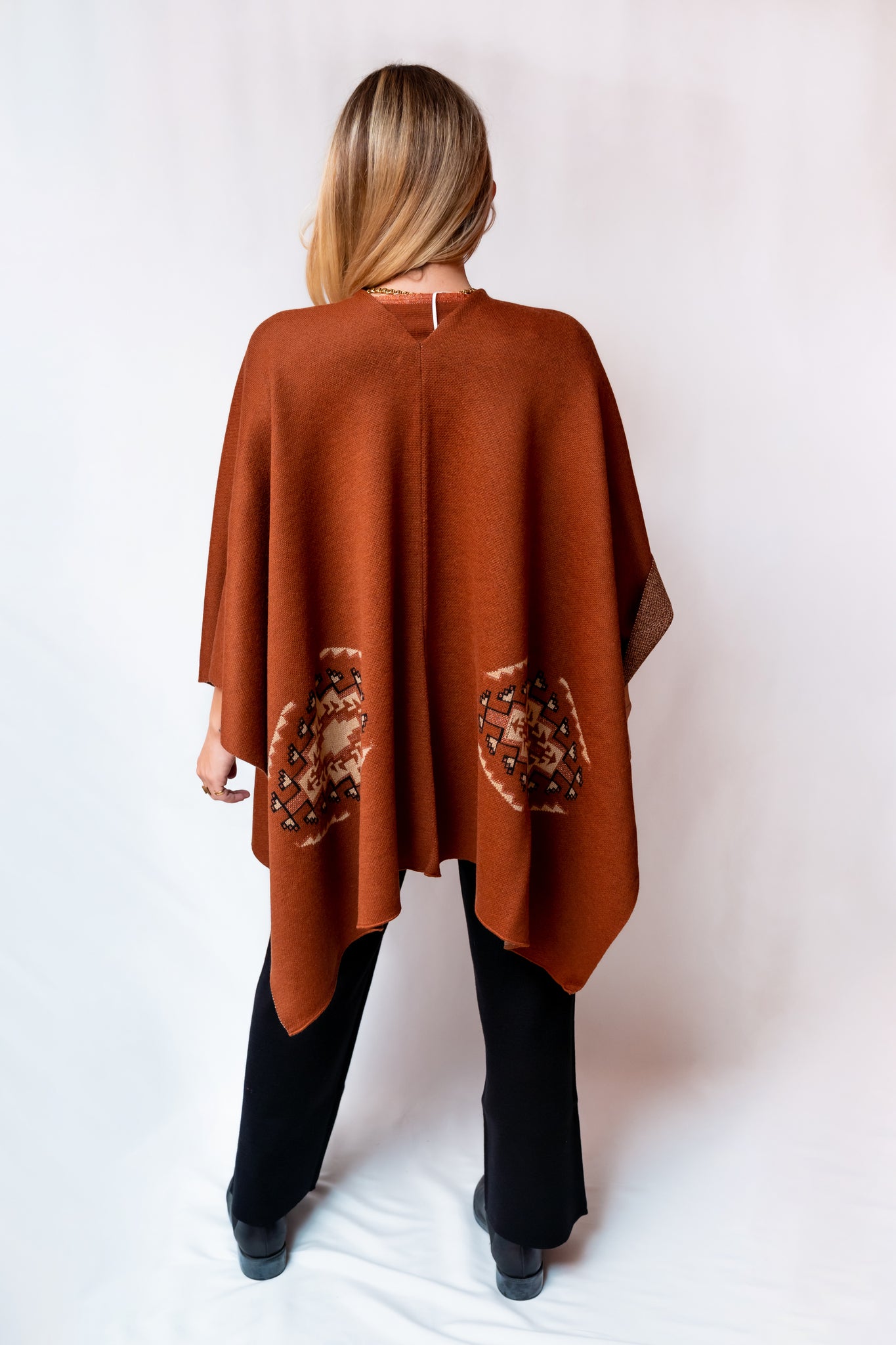 Poncho Jaquard Oporto