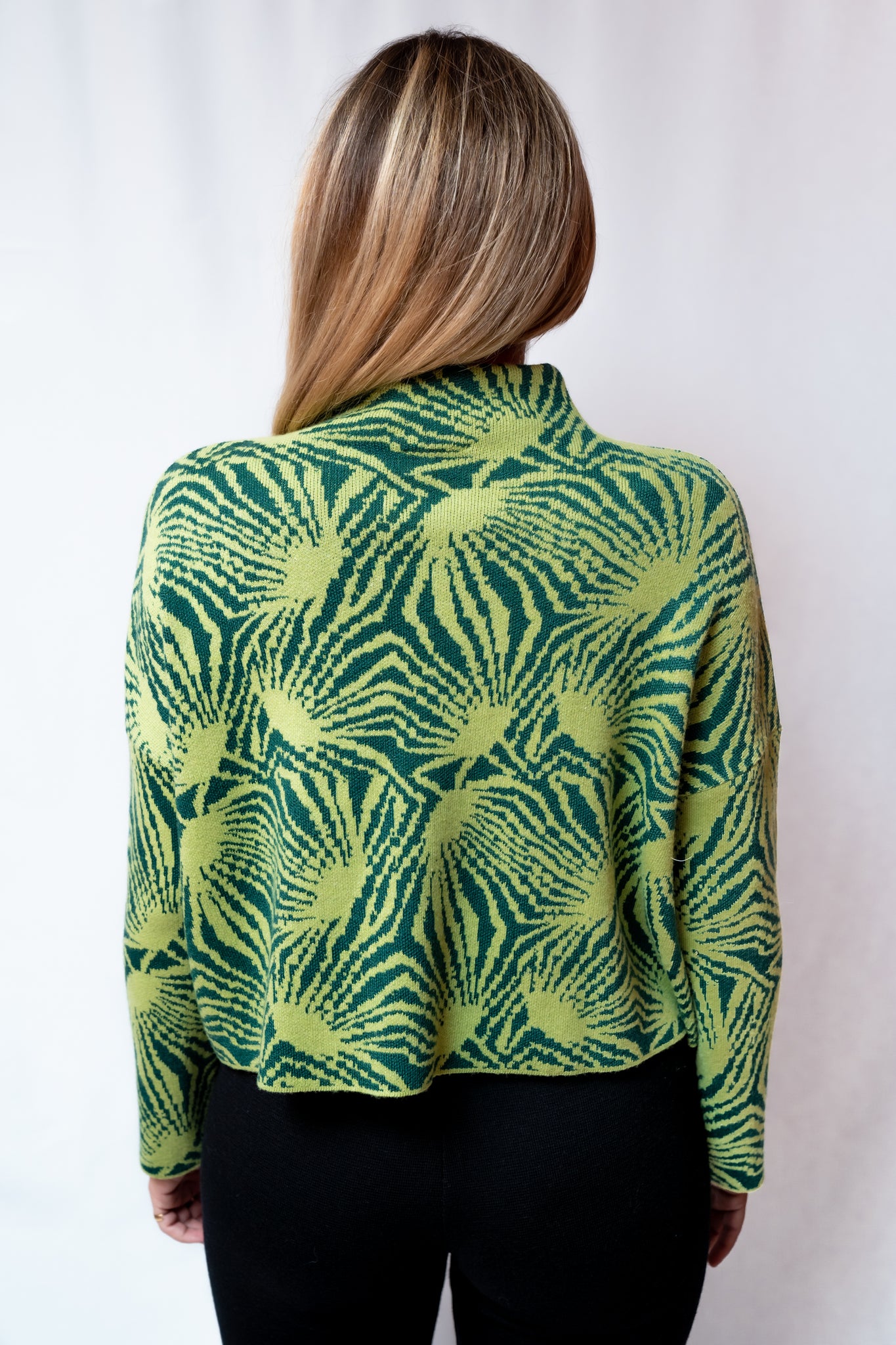 Maglia in Jaquard Yucca Flash