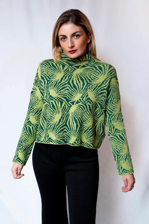 Maglia in Jaquard Yucca Flash