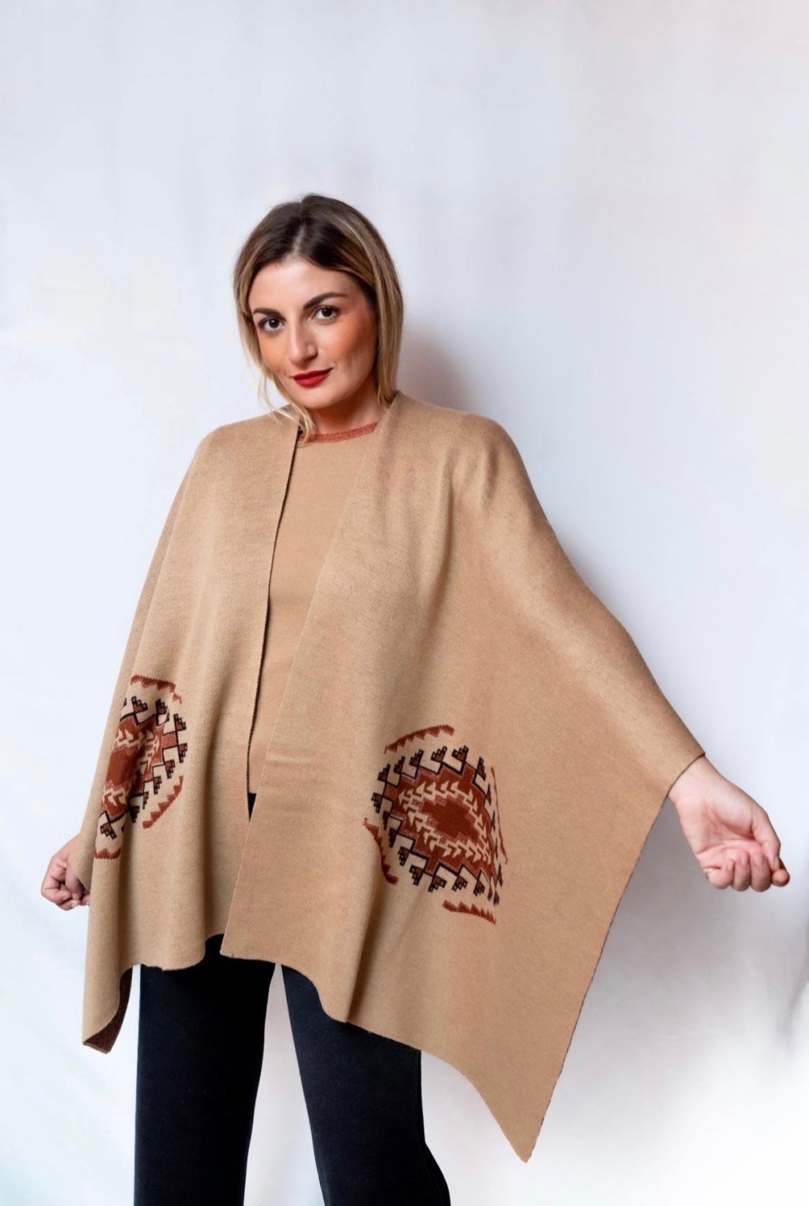 Poncho Jaquard Oporto