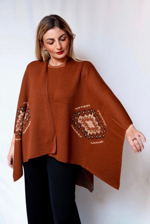 Poncho Jaquard Oporto