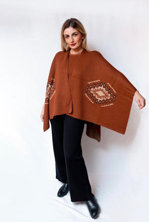 Poncho Jaquard Oporto